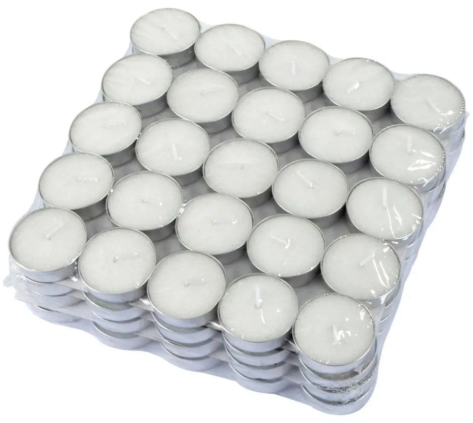 Чаени свещи в комплект от 100 броя с време на горене 3 часа – Homéa