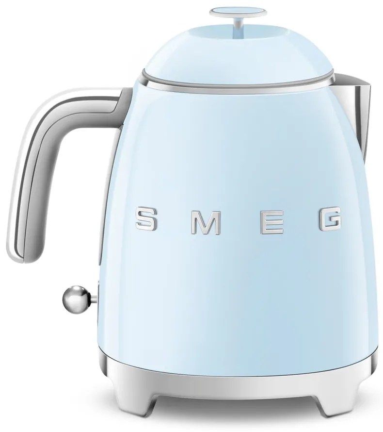 Светлосиня електрическа кана от неръждаема стомана 800 ml Retro Style – SMEG