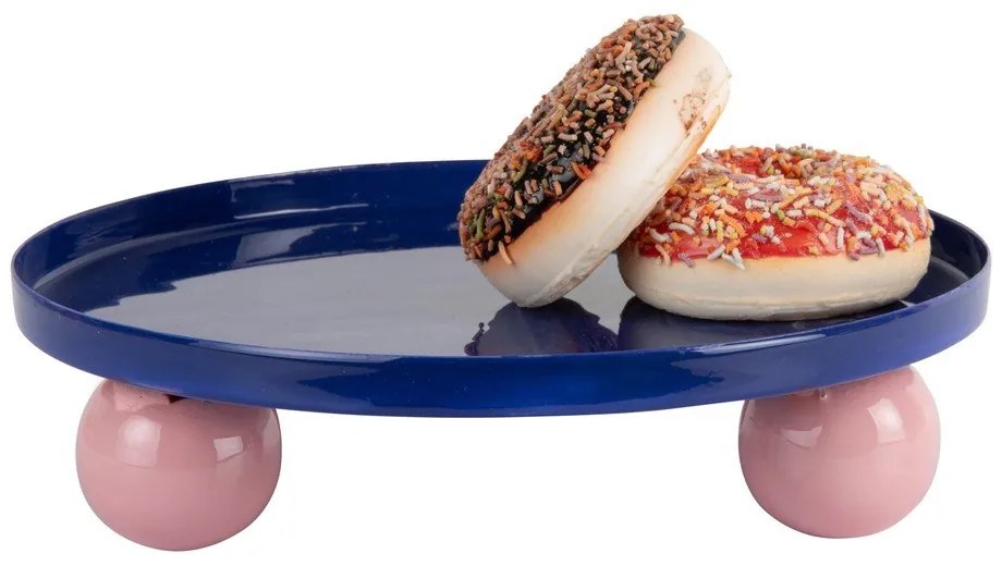 Метален декоративен поднос ø 25 cm Double Funky – PT LIVING