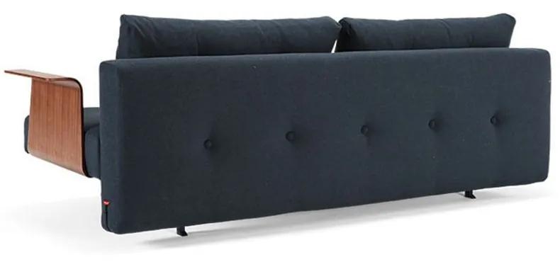 Тъмносин разтегателен диван с подлакътници Nist Blue Recast Plus - Innovation