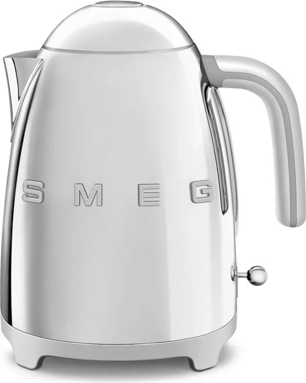 Електрическа кана SMEG KLF03SSEU, 2400 W, 1.7 л, 360° основа, Гланцово покритие, Инокс
