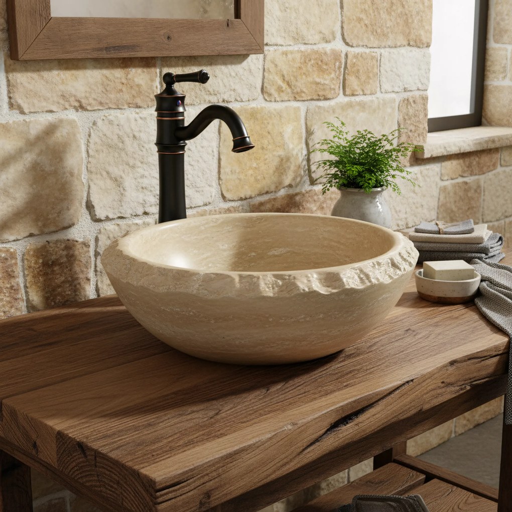 Смесител за мивка Rea Vintage Old Black High