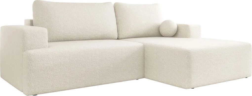Ъглов Диван Миво-Бял-Десен