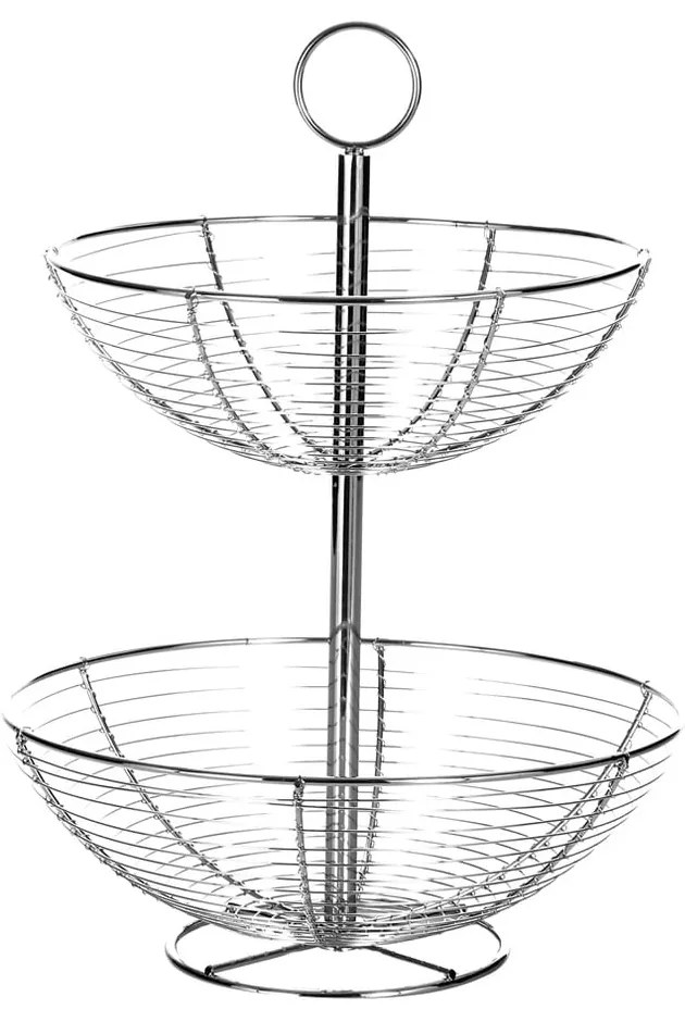 Двуетажна метална стойка Baker, височина 41 cm - Casa Selección