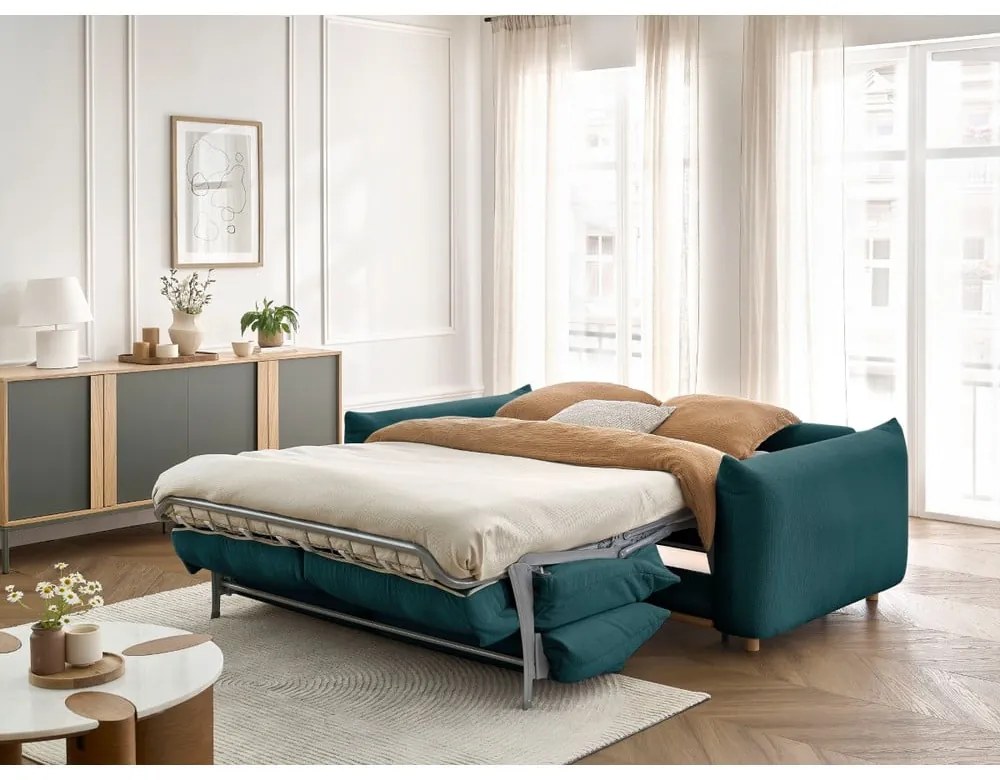 Син сгъваем диван 214 cm Ernest – Bobochic Paris