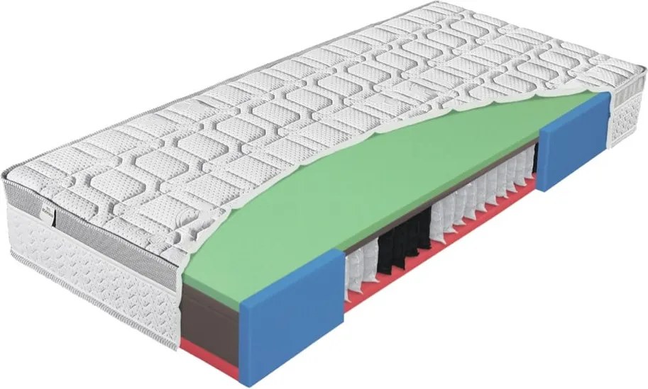 Средно твърд матрак с пружини 180x200 cm Greengel Senior – Materasso