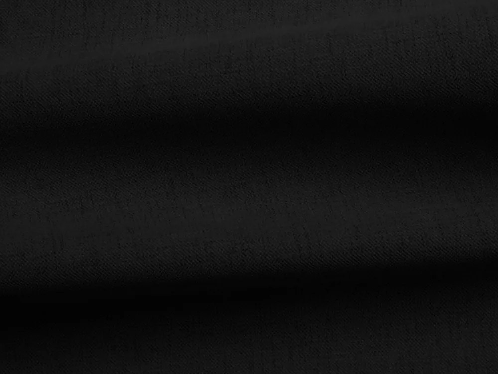 Черен трапезен стол от масивна дървесина Niu – Makamii