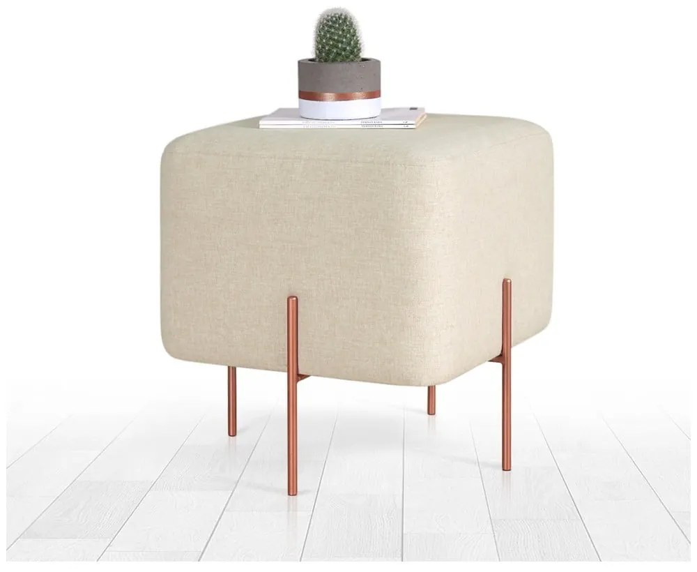 Кремава табуретка Copper – Artie