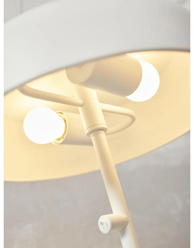 Бяла настолна лампа с метален абажур (височина 45 cm) Porto L – it's about RoMi