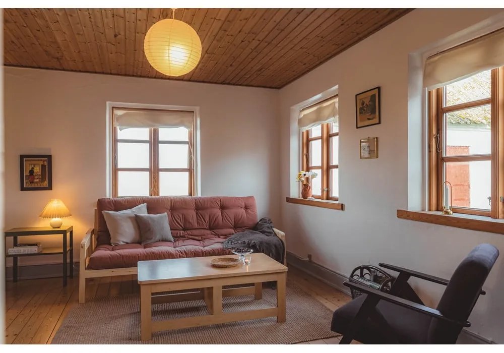 Оранжев разтегателен диван 204 cm Grab - Karup Design