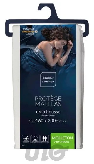 Протектор за матрак 160x200 cm Molly – douceur d'intérieur