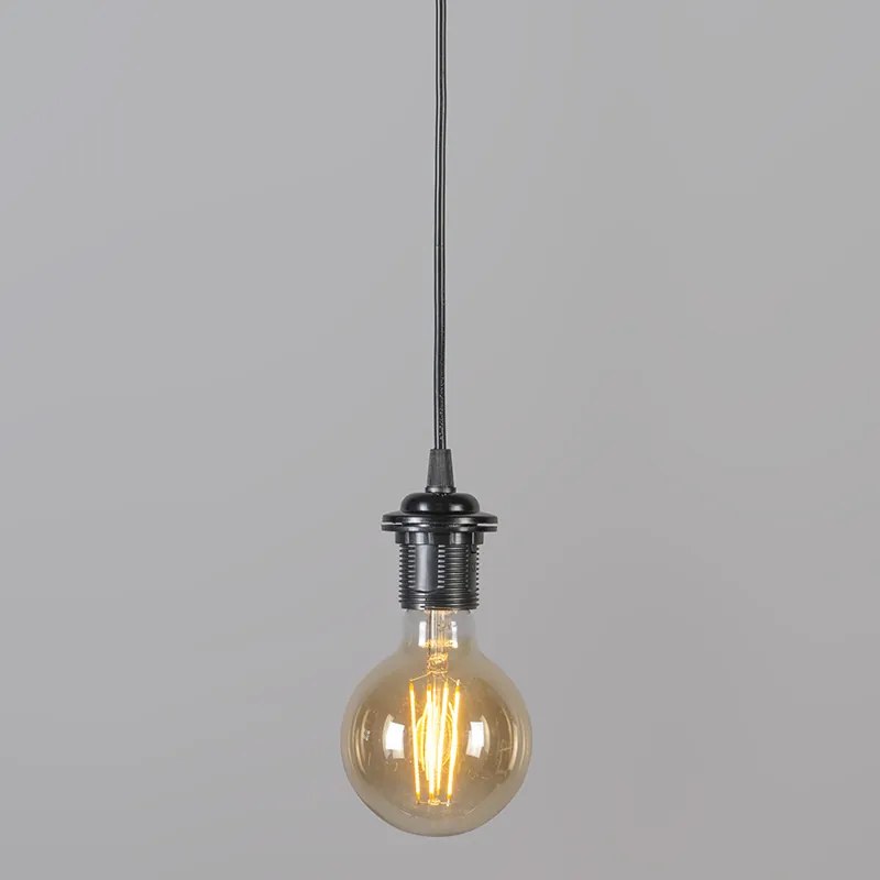 Ретро висяща лампа черна 40 см - Granny Frame