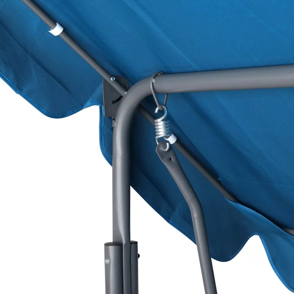 Градинска люлка CASARIA® синя, със защитен калъф KINGSLEEVE®