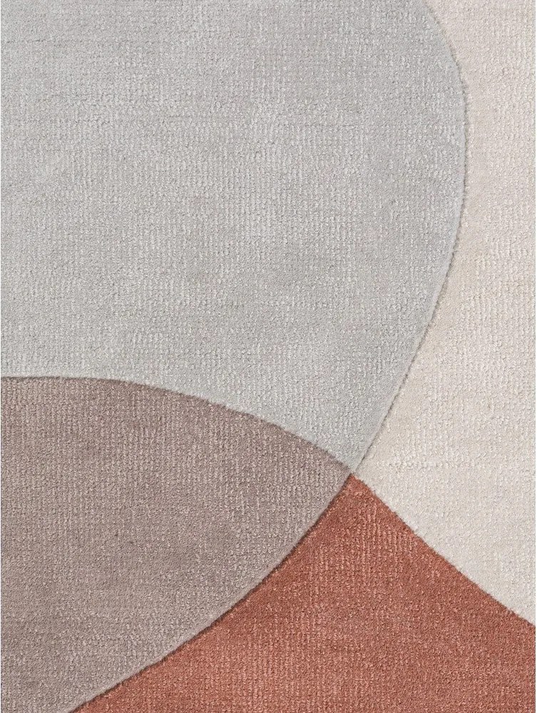 Бежов ръчно изработен вълнен килим 200x300 cm Hackney Clarissa – Ted Baker