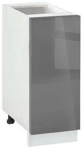 Долен шкаф МДФ Глосмакс 301(30см) Бял