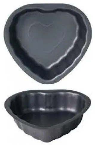 Алуминиева формичка за мъфини сърце 12см OUTPERFORM 608 CN-(A0198) - Horecano