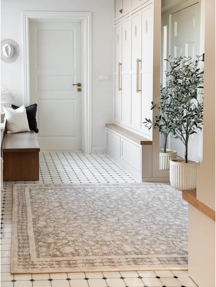 Бежов вълнен килим 200x300 cm Agnus Granny – Agnella