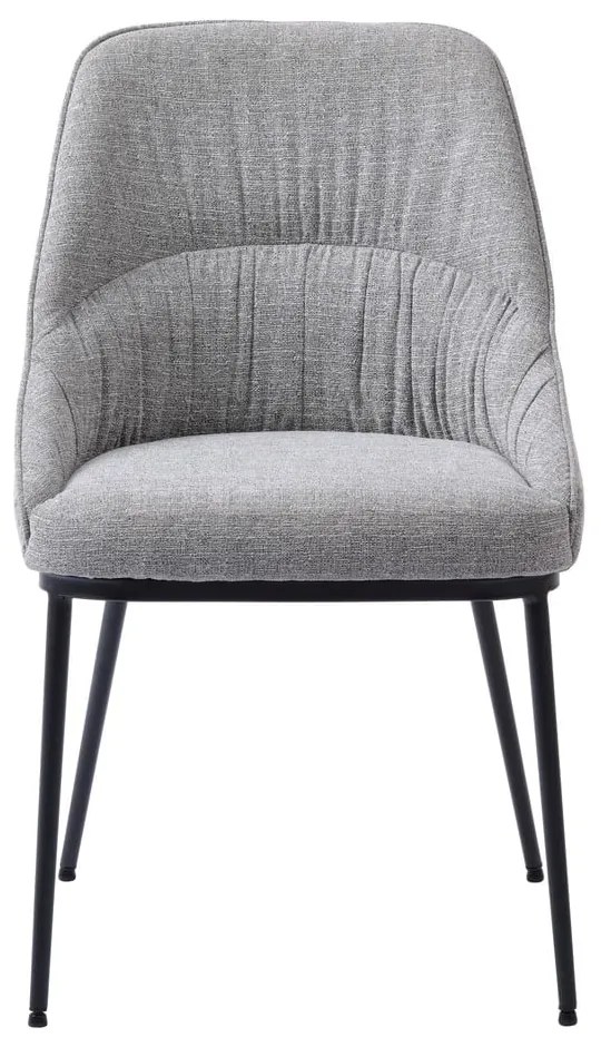 Сиви трапезни столове в комплект от 2 броя Meridian - Unique Furniture