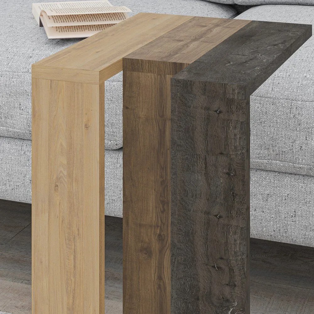 Дъбова странична маса 40x30 cm Macha - Marckeric