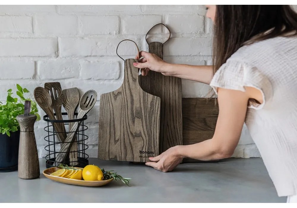 Дървена дъска за рязане за сервиране 50 x 21 cm Rustic – Bonami Selection