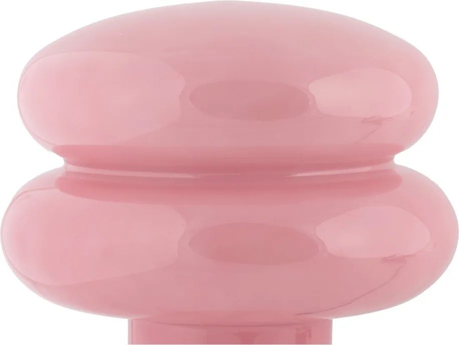 Розова стъклена настолна лампа (височина 24 cm) Incesante – Leitmotiv