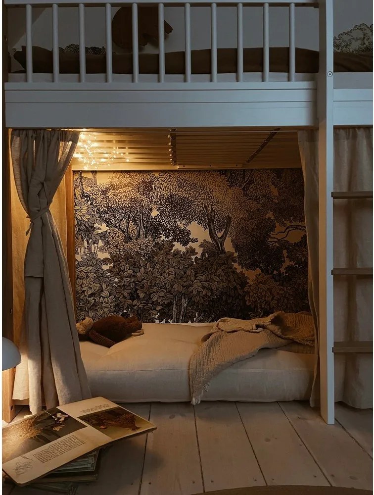 Детско кресло за релакс в черно и сиво Mini Hippo - Karup Design