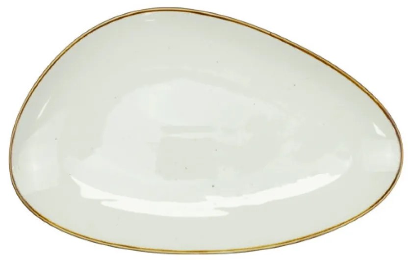 Horecano - Порцеланово плато триъгълно 33x20xh2см ARIZONA GLISS-(AG1961-13)