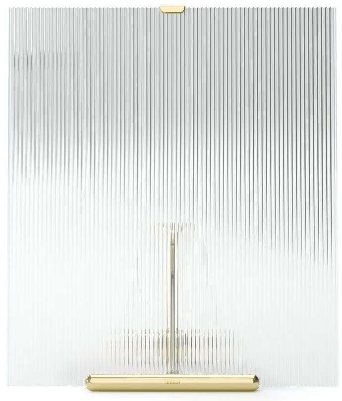 Стъклена стояща рамка златна 26x30,5 cm Flute – Umbra