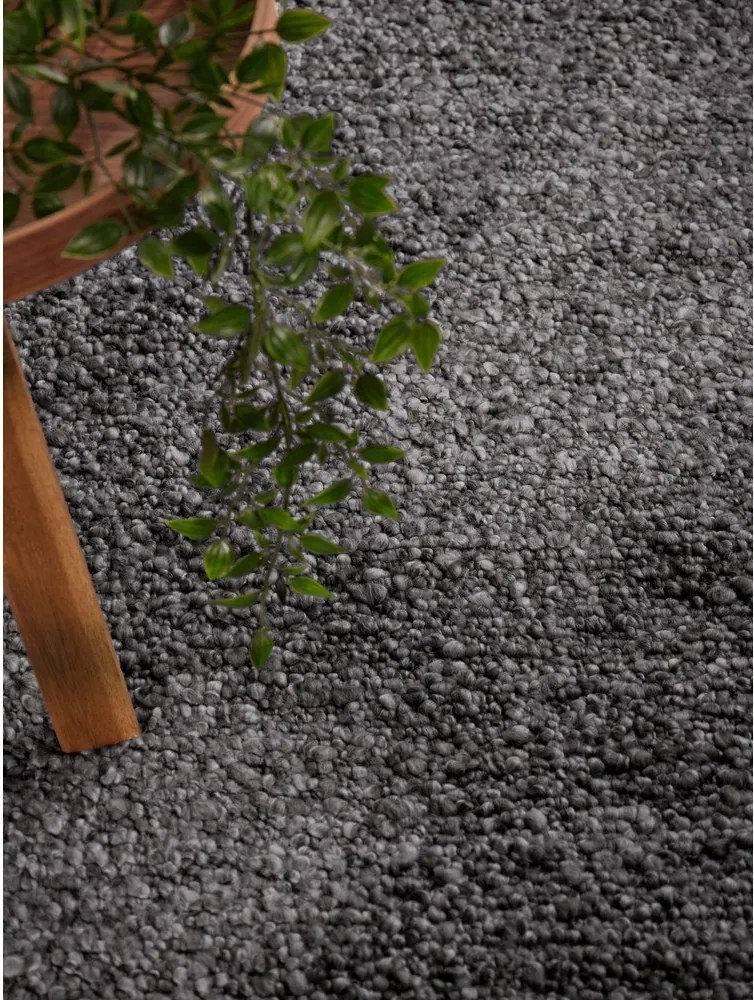 Тъмносив ръчно изработен килим от букле 200x290 cm Notting Hill Portobello – Ted Baker