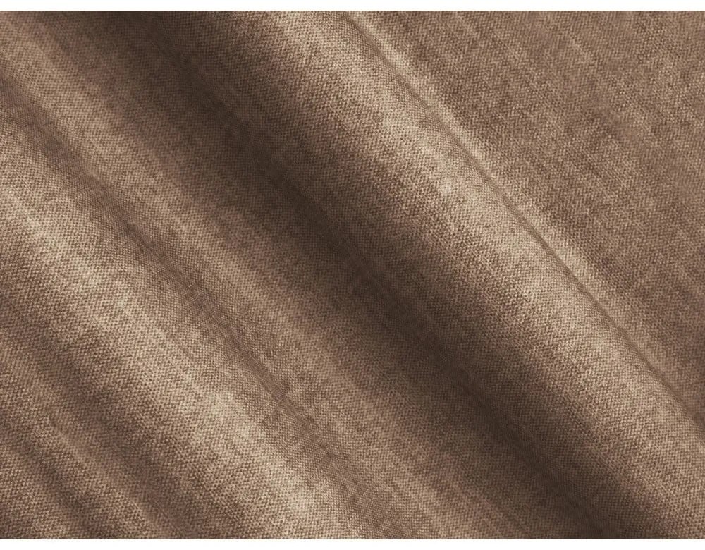 Кафяв кадифен ъглов диван (десен ъгъл) Loretto – Cosmopolitan Design