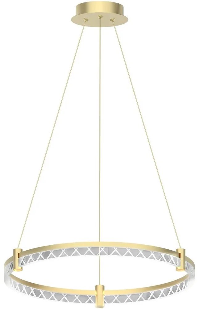 LED Пендел ELEGANCE LED/36W/230V златист