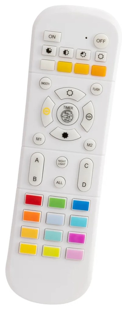 Комплект от 2 настолни лампи тъмно бронзови RGBW акумулаторни - Alessia