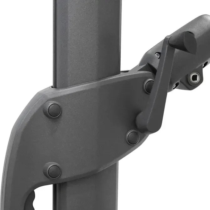 Градински чадър със странична стойка Hesperide Melhia, Накланящ се, Olefin, 3x3 m - Махагон/Лен