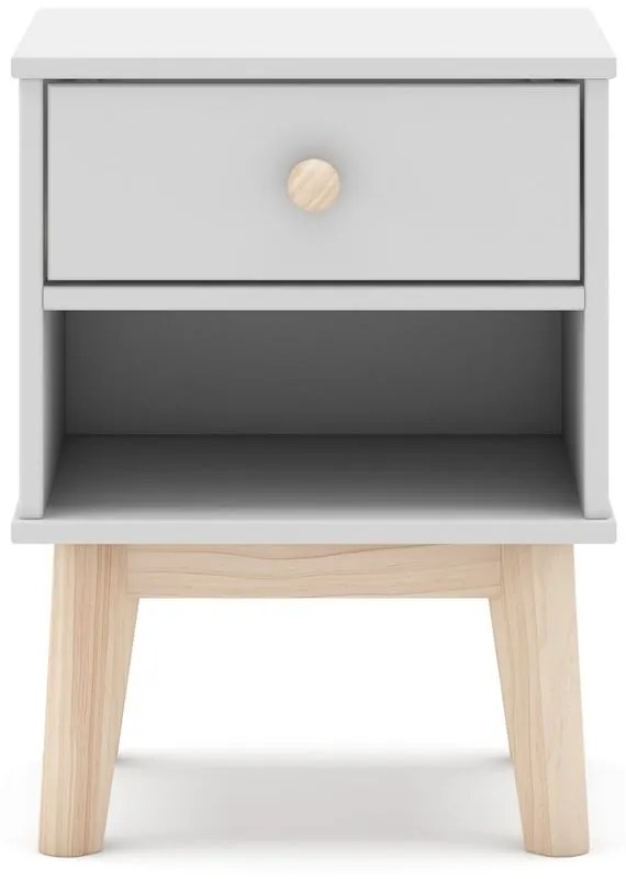 Бяло детско нощно шкафче Esteban - Marckeric