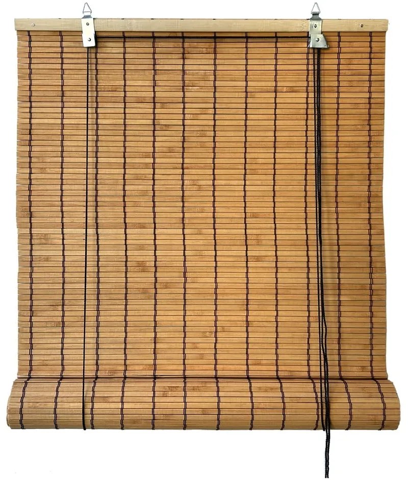 Бамбукова ролетна щора в естествен цвят 200x160 cm Zeva – Gardinia