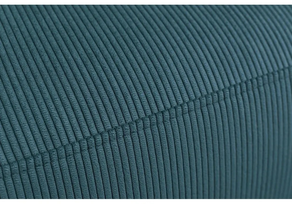 Син кадифен ъглов диван Enjoy – Bobochic Paris