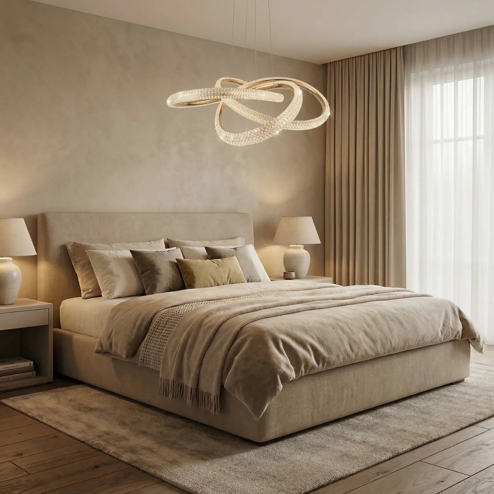 ВИСЯЩА ТАВАННА ЛАМПА G153-CP GOLD