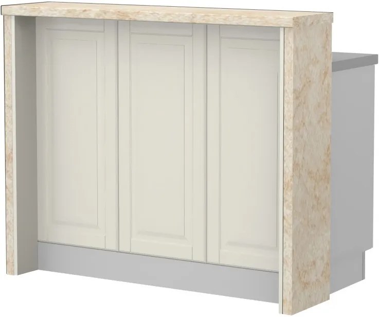 Бар Пейка Toscana-Length: 150 cm-Chromix Gray