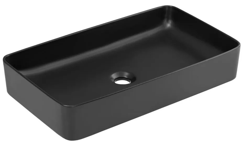 COMAD UM-6275 SLIM 60 BLACK DP - Мивка за плот SLIM 61x34 см мат черна