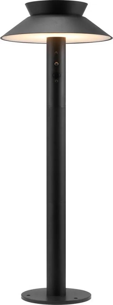 Nordlux - LED соларна лампа със сензор LED/5W/3,7V IP44 черна 60 cm