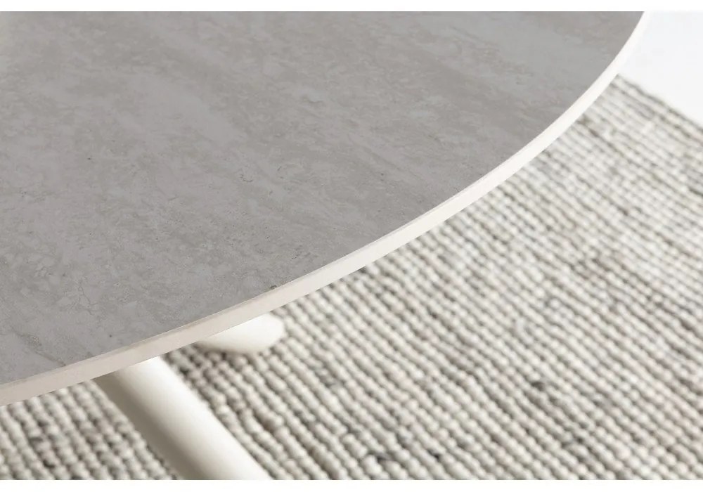 Кръгла трапезна маса с керамичен плот ø 119,5 cm Talia – Marckeric