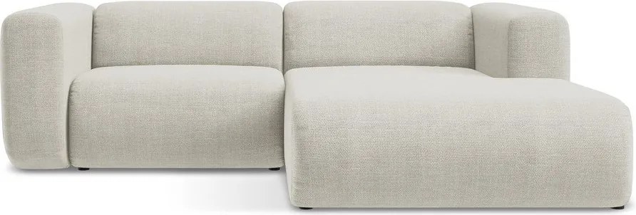 Бежов ъглов диван (десен ъгъл) Ekahi – Makamii