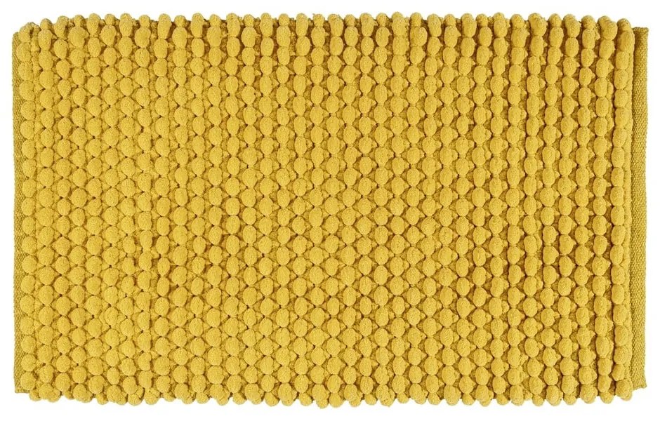 Жълт текстилен килим за баня 50x80 cm Solivo – Wenko