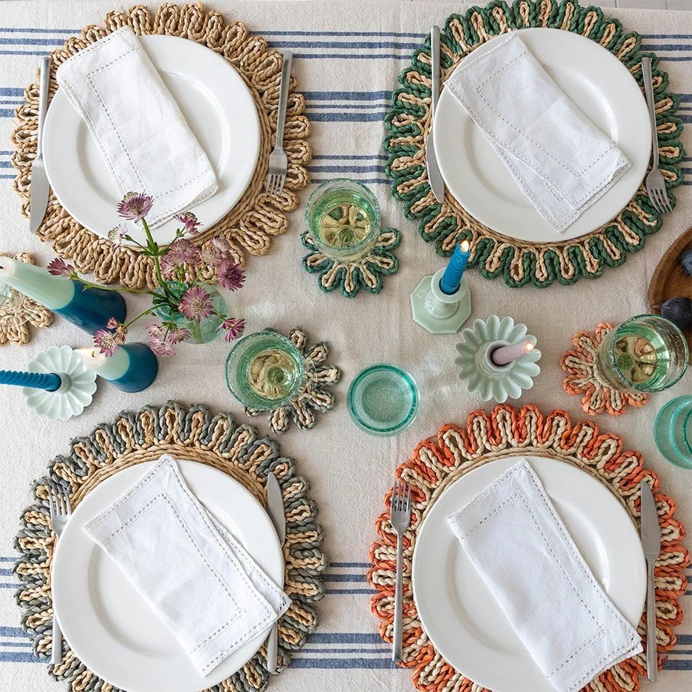 Подложка за хранене от царевични люспи ø 38 cm Corn Husk – Rex London