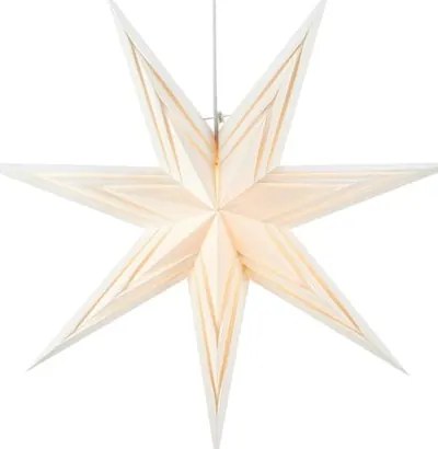 Бяла висяща светлинна декорация с коледен мотив ø 70 см Sombra - Markslöjd