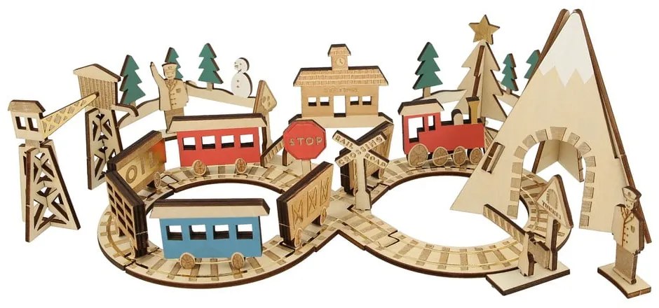 Календар за приключения Railway Train - Meri Meri