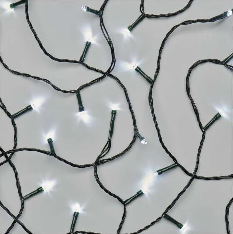 LED вънен светлинен низ 120xLED/17m IP44 студено бяло