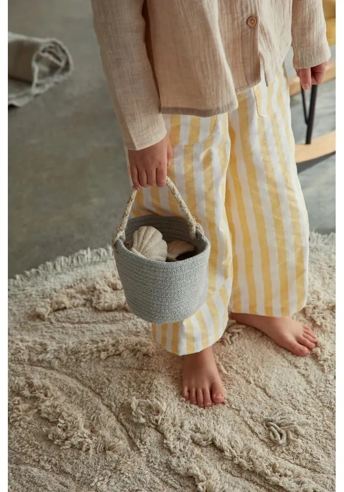 Бежово памучно детско килимче за игра ø120 cm Island – Lorena Canals