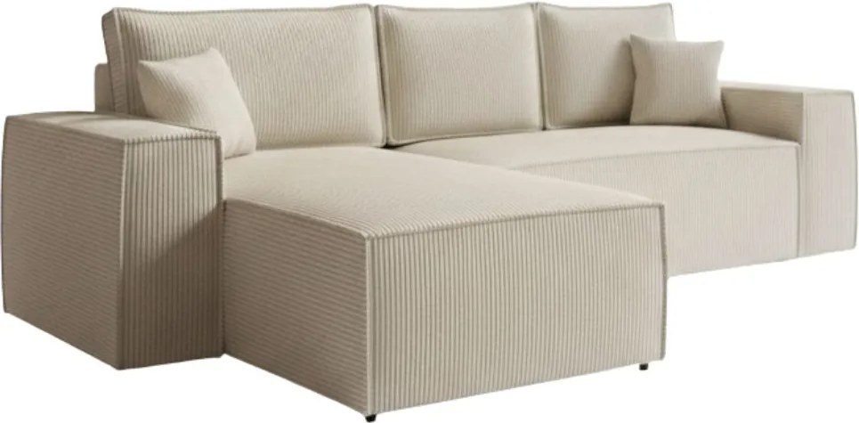 Ъглов диван Malaga mini I-Ekrou-Left