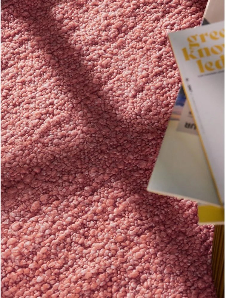 Тъмнорозова ръчно изработена пътека от букле 80x200 cm Notting Hill Portobello – Ted Baker